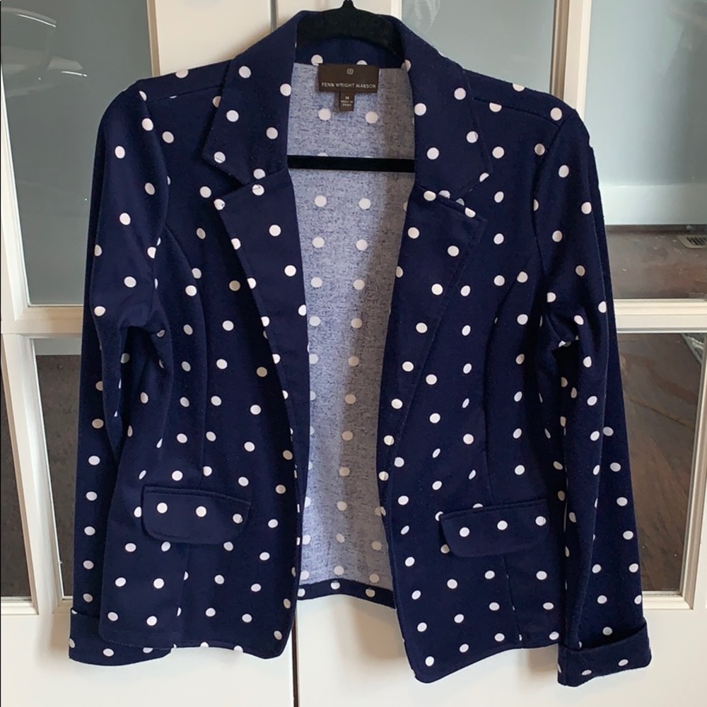 Fenn Wright Manson polka dot blazer